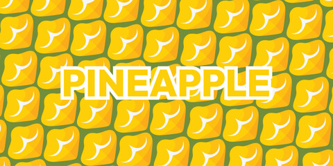 Background texture pattern pineapple. Yellow color pineapple skin motif © Widy Amelia Putri