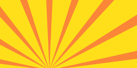 Comic book speed red yellow color lines isolated on background