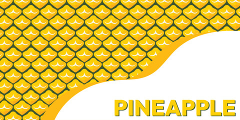 Background texture pattern pineapple. Yellow color pineapple skin motif © Widy Amelia Putri