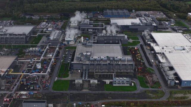 Saint Ghislain AI Data Center Aerial
