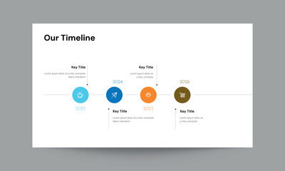 Our Timeline Slide Presentation Template