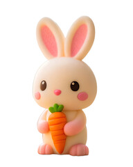 Obraz premium easter bunny with a carrot