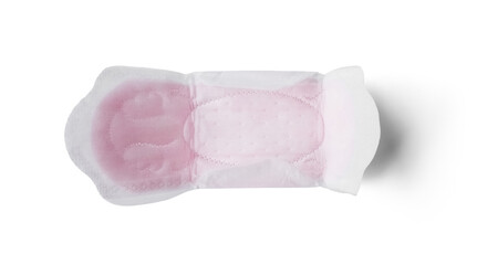Isolated sanitary pad PNG no background