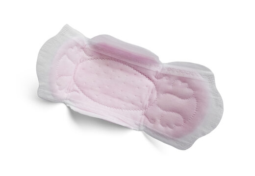 Isolated sanitary pad PNG no background