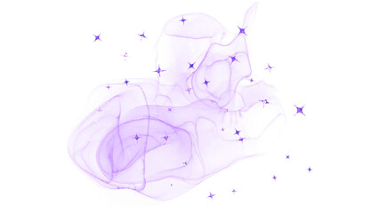 Purple dust PNG, shimmering blue glowing bokeh confetti and glitter texture for your design.