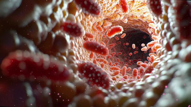 Bacteria in the intestinal tract