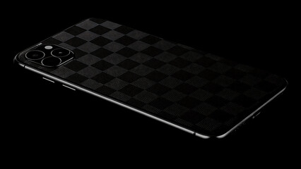 Ace of Spades playing card on a dark black background with a strategic board game atmosphere. mobile back case 