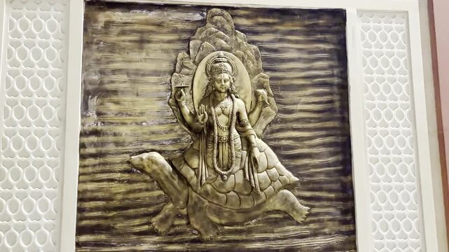 Kurma Avatar of Lord Vishnu, symbolizing stability, protection, and cosmic balance during the Samudra Manthan.