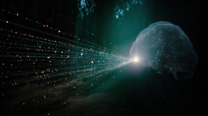 AI growth concept focused on business adoption, automation, and productivity increase.