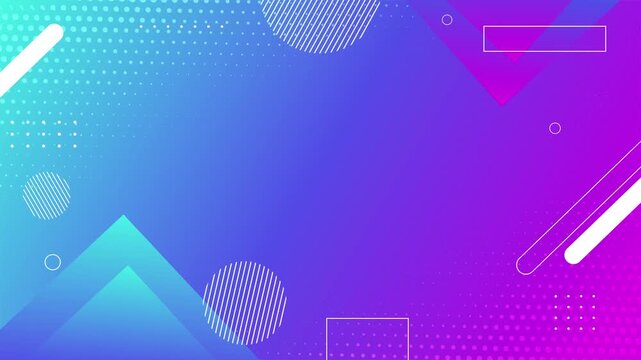 Abstract geometric background with vibrant gradient shapes, perfect for modern presentations, tech branding, motion graphics, posters, and digital design projects.