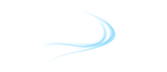 Airflow on a PNG background. Dynamic Bluemotion-style blur effect for air purification and humidification, illustration for overlays. © Ihor Nemynushchyi