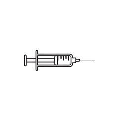 "Vaccination and Injection Symbol for Healthcare Treatment"