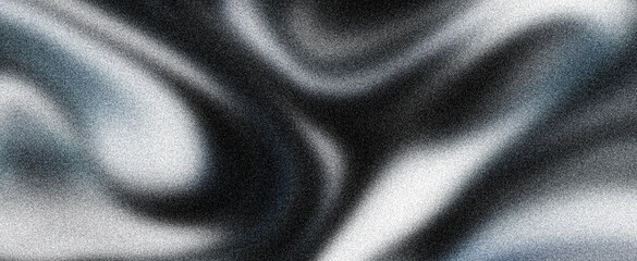 Grainy background with liquid wavy curves abstract noise texture poster header backdrop design © AdGraphics