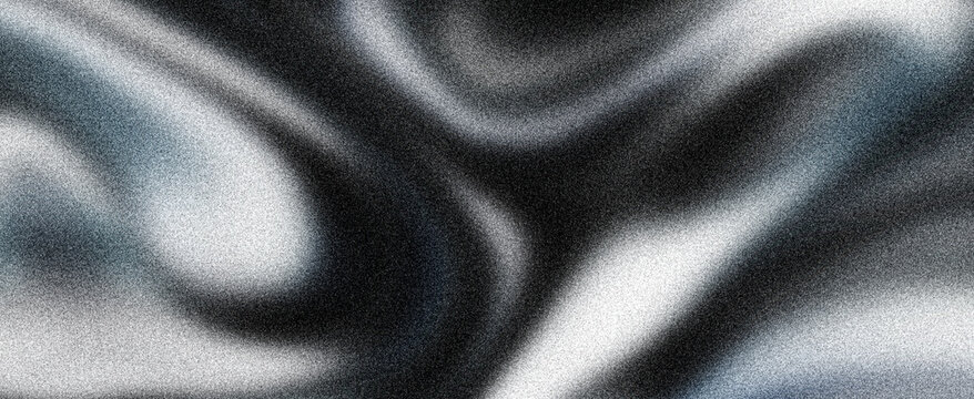 Grainy background with liquid wavy curves abstract noise texture poster header backdrop design