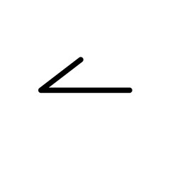 矢印のアイコン　上だけ　片方