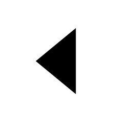矢印のアイコン　三角形