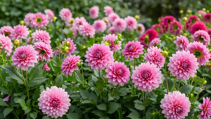 Pink Dahlia Dawn
Field of Pink Dahlias