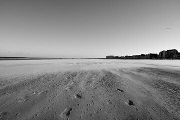 Normandy sunny day winter impressions. Different impressions from Normandy town of Dunkirk.