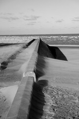 Normandy sunny day winter impressions. Different impressions from Normandy town of Dunkirk.