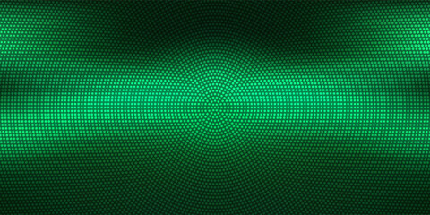 Naklejka premium Abstract halftone dots background with green and black defocused revolving motion blur swirl pattern. 3D illustration backdrop template with copy space for blockchain technology product showcase.