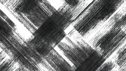 An abstract black and white sketch featuring dynamic intersecting lines and textured brushstrokes creates a visually striking pattern © Vector valley
