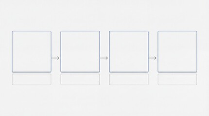 Corporate strategy slide background with 4 mainsareas/steps