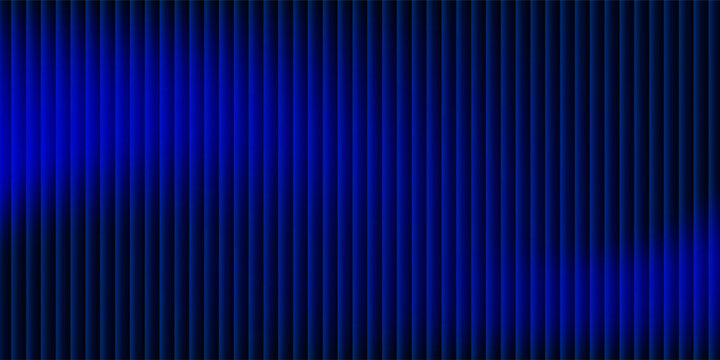 Closed silky luxury blue curtain stage background spotlight beam illuminated. Theatrical drapes. modern eps 10