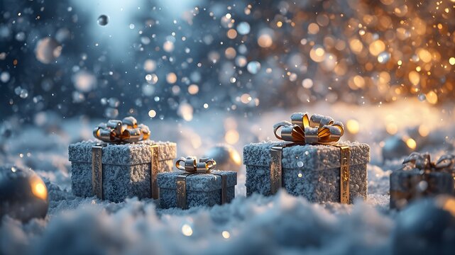 Cinematic Winter New Year Celebration