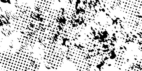Grunge real organic vintage halftone vector ink print background. abstract dot background. halftone background.