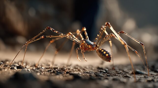 Clever Anansi Spider Man with Expressive Features and Soft Light
