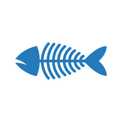 Fishbone skeleton icon
