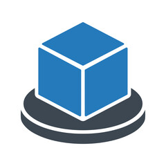 Breakfast pancakes with and butter icon