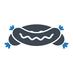Hot dog sausage icon