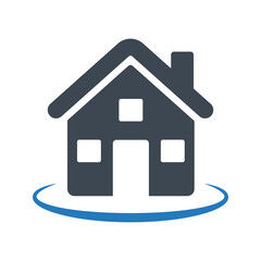 Real estate icon. Home icon