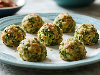 Perfect party snacks made at home. Broccoli Cheese Balls