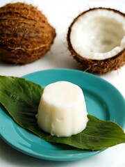 Coconut panna cotta