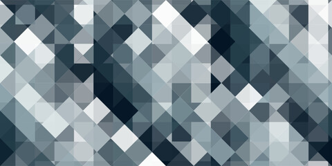 Abstract background with a geometric figures in the cold shades of gray and blue. Foggy morning.