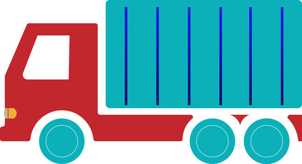 Delivery Truck icon set. Express delivery trucks icons. Fast shipping truck. Free delivery 24 hours. Logistic trucking sign. Vector illustration. © sghsty