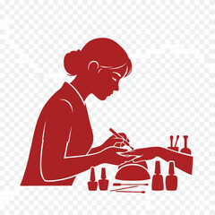 Maple Leaf Silhouette in Simple Modern Design with Black Color on White Background for Logo