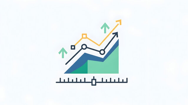 Business growth chart and statistics. - Powered by Adobe