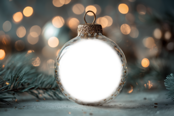 Christmas snowglobe ball, Snow winter holiday mockup, Christmas digital backdrop background, Png Transparent Christmas Globe Bauble Background