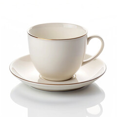 Tea cup isolated on white background 2