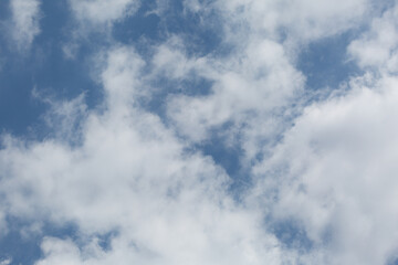 Obraz premium Blue sky with light clouds