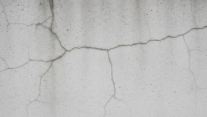 Cracked concrete surface
