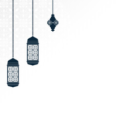 Ramadan and Eid al-Fitr theme design, Islamic background with. Vector illustration