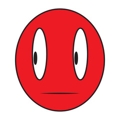 Fototapeta premium emoticon color icon. 