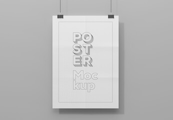 Hanging Poster Mockup