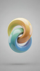 Swirling colorful abstract background design element.
