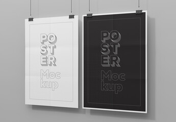 Hanging Poster Mockup
