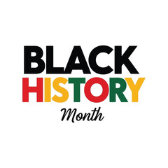 Fototapeta premium Vibrant Black History Month Celebration Vector Design